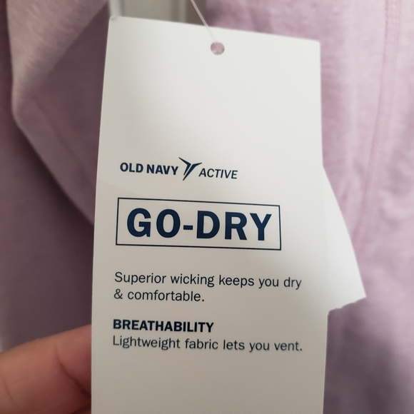 Old Navy Go-Dry Mauve Marled Active Jacket - Picture 7 of 9